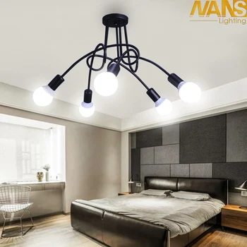 Vintage Modern LED warm light Ceiling Light Wrought Iron Luminaria E27 Bulb Lighting Fixtures for restaurant home decoration
Vintage Modern LED warm light Ceiling Light Wrought Iron Luminaria E27 Bulb Lighting Fixtures for restaurant home decoration