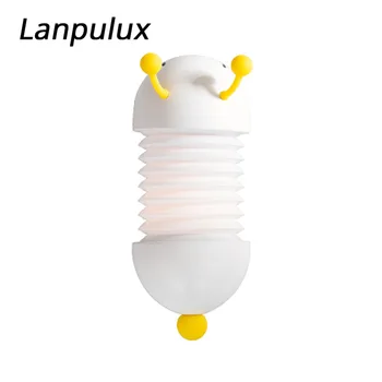 Lanpulux Retractable Caterpillar Children's Night Lights Portable Mini Decor Light Fixtures USB Charging Baby Sleep Bedside Lamp
Lanpulux Retractable Caterpillar Children's Night Lights Portable Mini Decor Light Fixtures USB Charging Baby Sleep Bedside Lamp