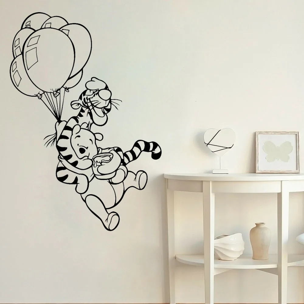 Tigger Wall Stickers Winnie The Pooh Bear Home Decors Cartoon Wall Decals Children Room Decoration Balloon Boys Girls Teen B573
Tigger Wall Stickers Winnie The Pooh Bear Home Decors Cartoon Wall Decals Children Room Decoration Balloon Boys Girls Teen B573