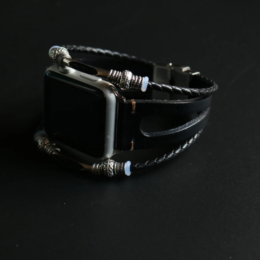 Handmade Bracelet Watch Band for Apple Watch 49mm 45mm 42mm Band Genuine Leather Replace Watch Strap for iWatch Series 9 8 7 6 5
Handmade Bracelet Watch Band for Apple Watch 49mm 45mm 42mm Band Genuine Leather Replace Watch Strap for iWatch Series 9 8 7 6 5