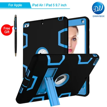 DWAYBOX Cover For Apple iPad Air Case For iPad 5 3 In 1 Absorption Combo Hybrid Shockproof Protective Case With Stand Funda Capa
DWAYBOX Cover For Apple iPad Air Case For iPad 5 3 In 1 Absorption Combo Hybrid Shockproof Protective Case With Stand Funda Capa