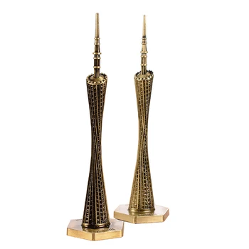 Vintage Canton Tower Desk Stand Bronze Moscot Metal Tower Building Statue Decorartive Craft Figurine Home decoration accessories
Vintage Canton Tower Desk Stand Bronze Moscot Metal Tower Building Statue Decorartive Craft Figurine Home decoration accessories