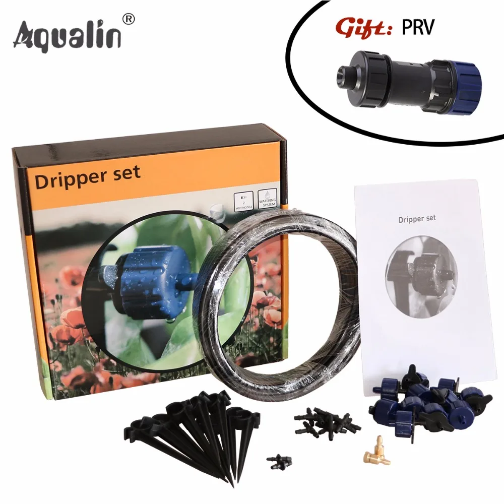 10m Automatic Micro Drip Irrigation System Garden Drippers Watering Kits and Pressure Reducing Valve#26301-3
10m Automatic Micro Drip Irrigation System Garden Drippers Watering Kits and Pressure Reducing Valve#26301-3