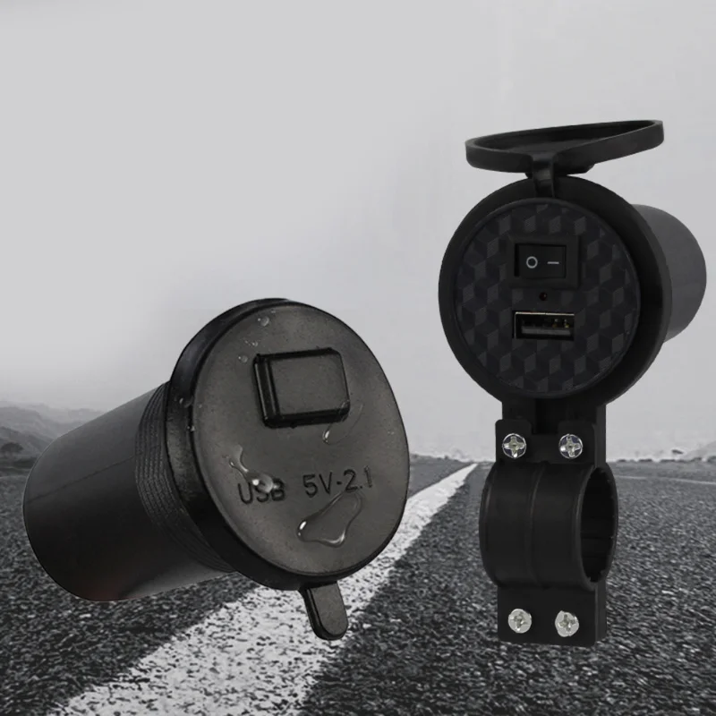 USB Motorcycle Handlebar Charger Switch Mounts Phone Charger Socket Car Charger Quick Charger Motorcycle Accessories Auto Parts
USB Motorcycle Handlebar Charger Switch Mounts Phone Charger Socket Car Charger Quick Charger Motorcycle Accessories Auto Parts