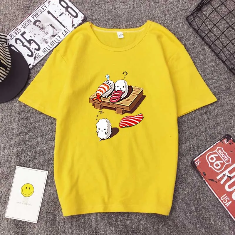 2019 Japanese sushi cute print kawaii sleep sushi Shirt Cropped Snake Print Tshirt Tees Women Fashion clothes graphic tee tshirt
2019 Japanese sushi cute print kawaii sleep sushi Shirt Cropped Snake Print Tshirt Tees Women Fashion clothes graphic tee tshirt