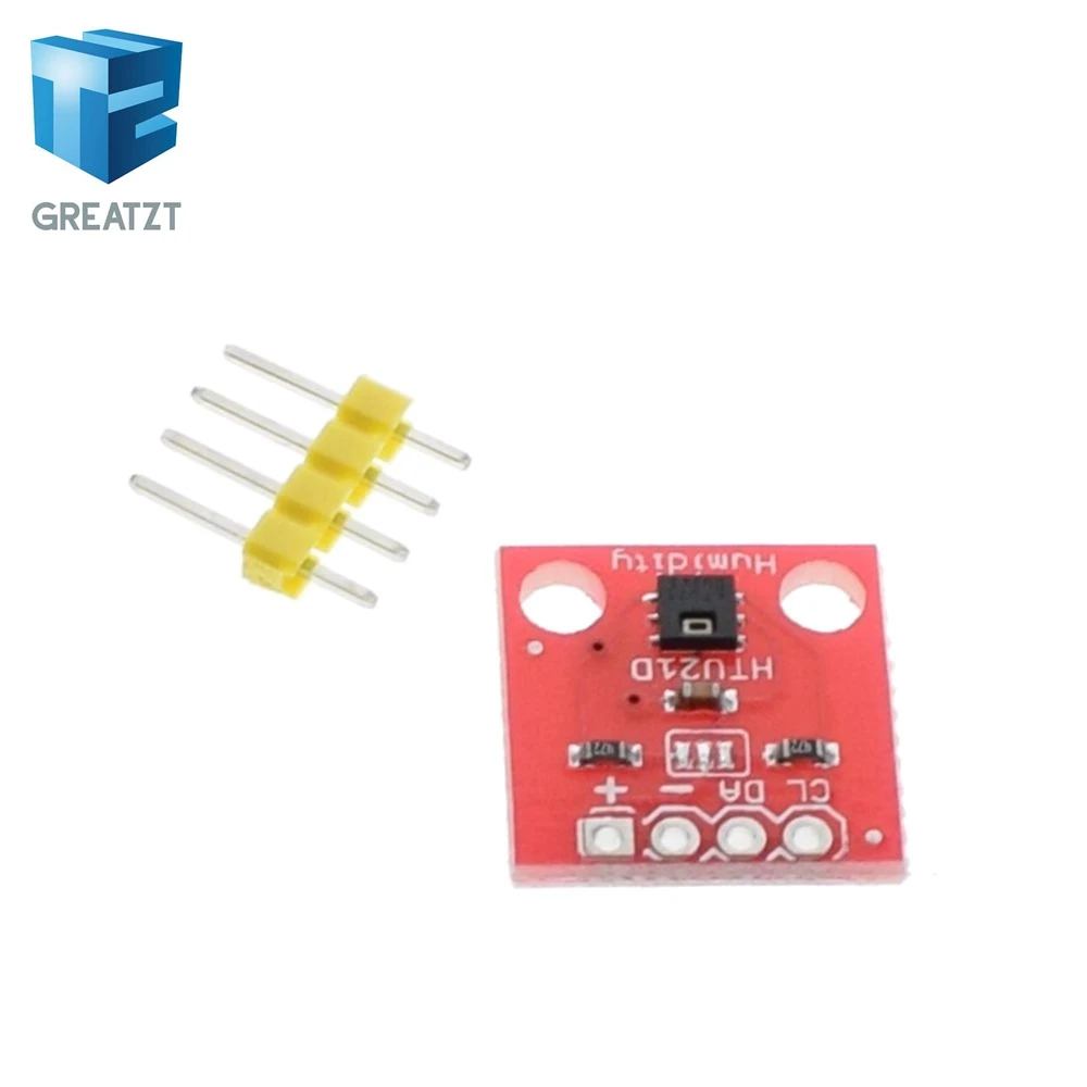 

GREATZT 1pcs HTU21D Temperature and Humidity Sensor Module Temperature Sensor Breakout for arduino