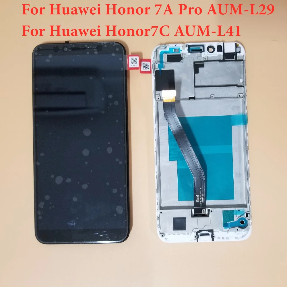 5.7'' Full New LCD+Frame For Huawei Honor 7A Pro AUM-L29 LCD DIsplay Touch Screen Digitizer Assembly For Huawei Honor 7C AUM-L41
5.7'' Full New LCD+Frame For Huawei Honor 7A Pro AUM-L29 LCD DIsplay Touch Screen Digitizer Assembly For Huawei Honor 7C AUM-L41