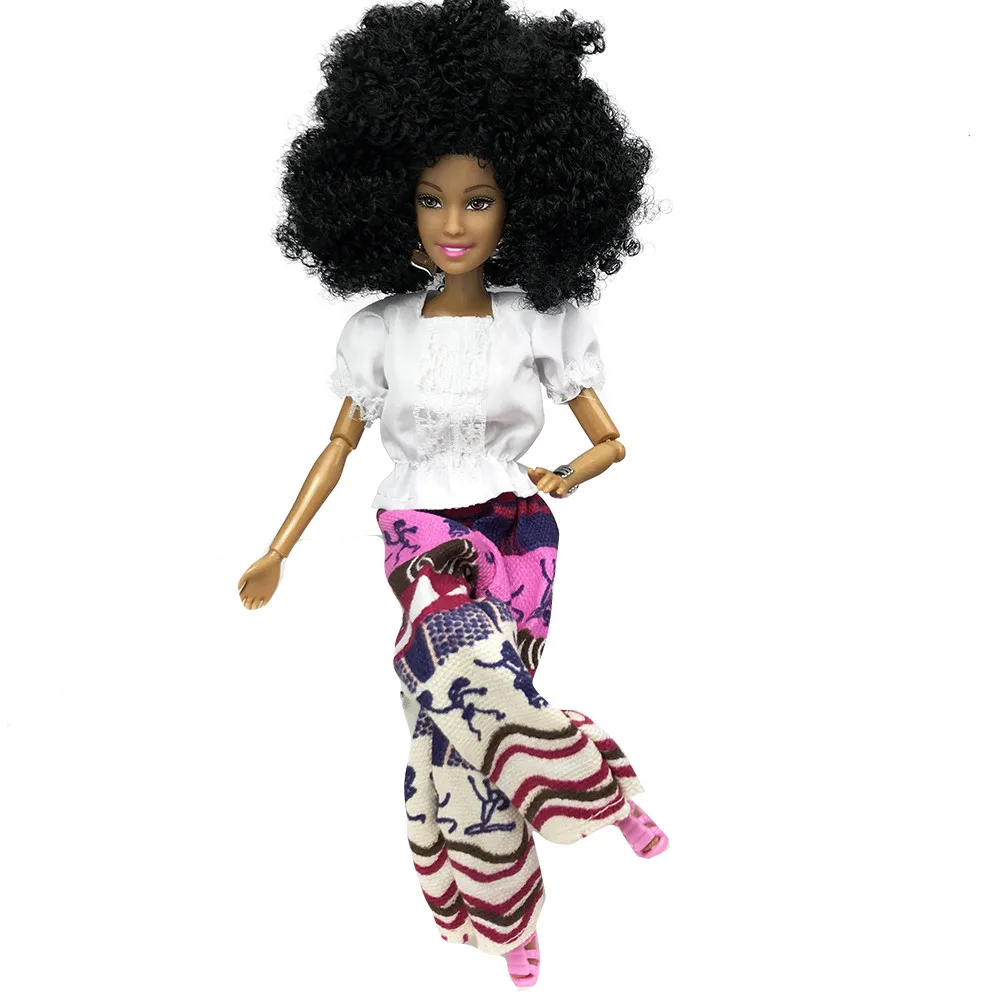1PC Doll with Head for Girls Dolls Baby Movable Joint African Doll Toy Black Doll Best Gift Toy Best Girls Gifts Child Toys
1PC Doll with Head for Girls Dolls Baby Movable Joint African Doll Toy Black Doll Best Gift Toy Best Girls Gifts Child Toys