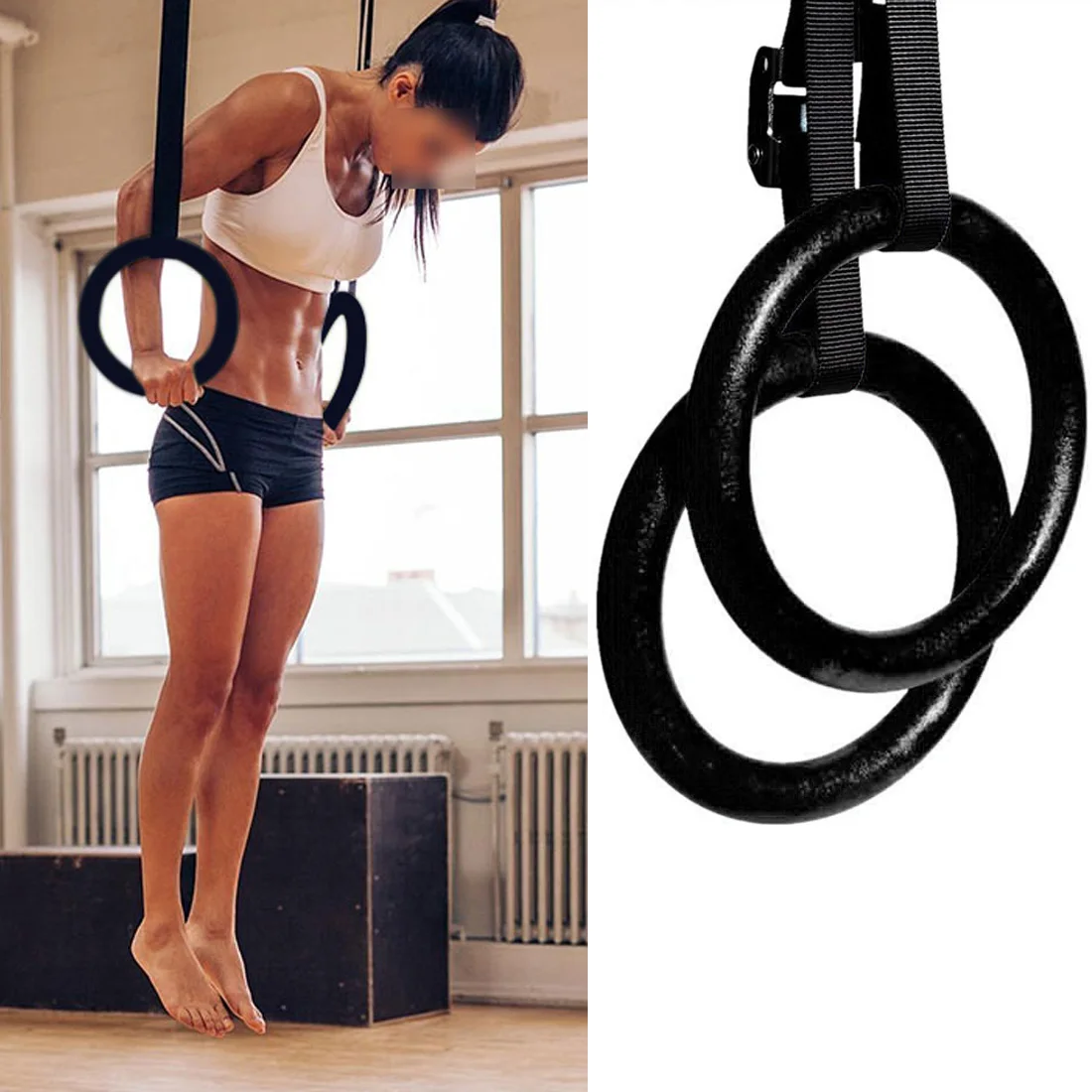 Hot Professional Adjustable Home Gymnastic Rings and Straps Fitness For Upper Body Strength Training Bodyweight Muscle Exercise
Hot Professional Adjustable Home Gymnastic Rings and Straps Fitness For Upper Body Strength Training Bodyweight Muscle Exercise