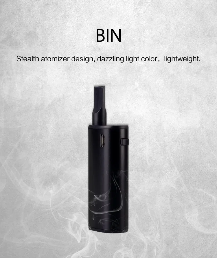 Kamry Bin Mini Vape Kit with 650mah Battery Box Mod 0.3ml CE3 Atomizer E Cig Vaporizer Kit Original Vape Pen E Cigarettes