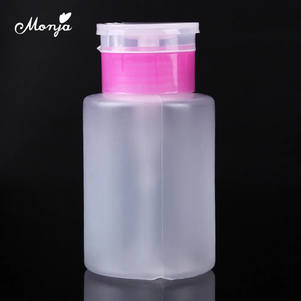 Monja 150ML Nail Art Acrylic Gel Polish Cleaner Remover Liquid Alcohol Press Empty Clear Bottle Dispenser Pump Bottle
Monja 150ML Nail Art Acrylic Gel Polish Cleaner Remover Liquid Alcohol Press Empty Clear Bottle Dispenser Pump Bottle
