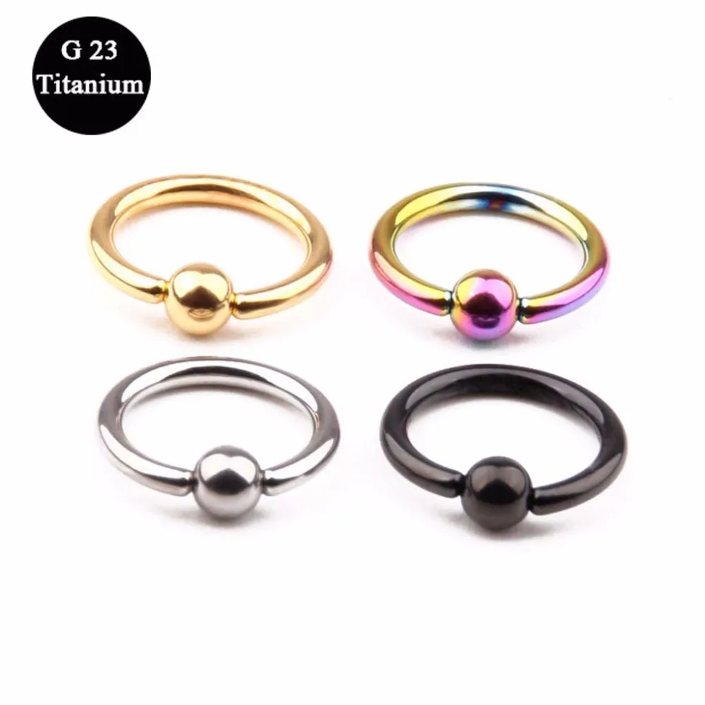 100% Titanium Mix Color Septum Septril Piercing 1.2*8mm Lobe Rings Hoop Nostril-to-Ear Piercing Steel Body Jewelry
100% Titanium Mix Color Septum Septril Piercing 1.2*8mm Lobe Rings Hoop Nostril-to-Ear Piercing Steel Body Jewelry