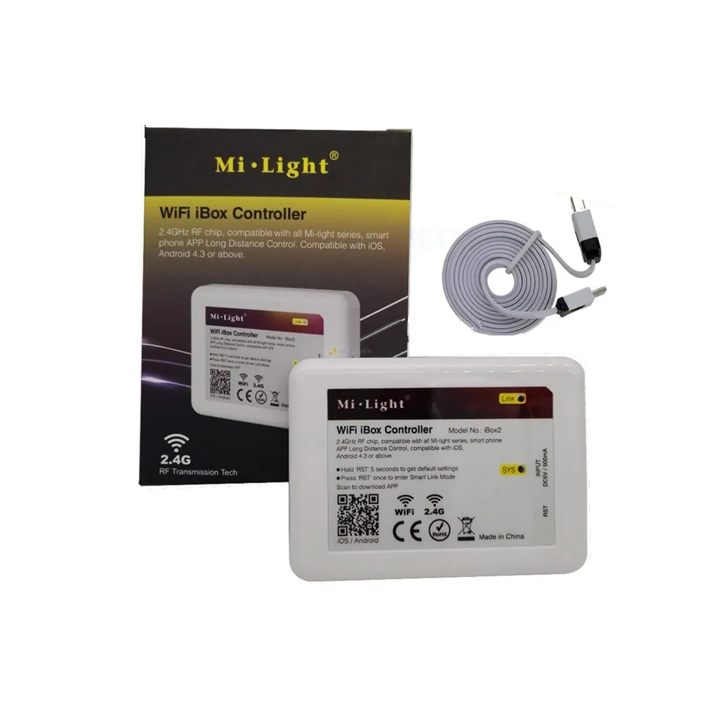 LED Mi.light RGB + White + Warm White + CCT Bulb Wireless Controller Wifi 4.0 IBOX 2 Compatible Android / IOS APP 
LED Mi.light RGB + White + Warm White + CCT Bulb Wireless Controller Wifi 4.0 IBOX 2 Compatible Android / IOS APP