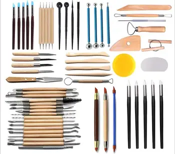 Arts Crafts Clay Sculpting Tools Pottery Carving Tool Set Pottery & Ceramics Wooden Handle Modeling Clay Tools
Arts Crafts Clay Sculpting Tools Pottery Carving Tool Set Pottery & Ceramics Wooden Handle Modeling Clay Tools