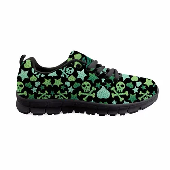 Autumn Women Lace-up Shoes Fashion Punk rock pattern with skulls bones Style Breathable Female Light Flats Leisure Ladies Shoe
Autumn Women Lace-up Shoes Fashion Punk rock pattern with skulls bones Style Breathable Female Light Flats Leisure Ladies Shoe