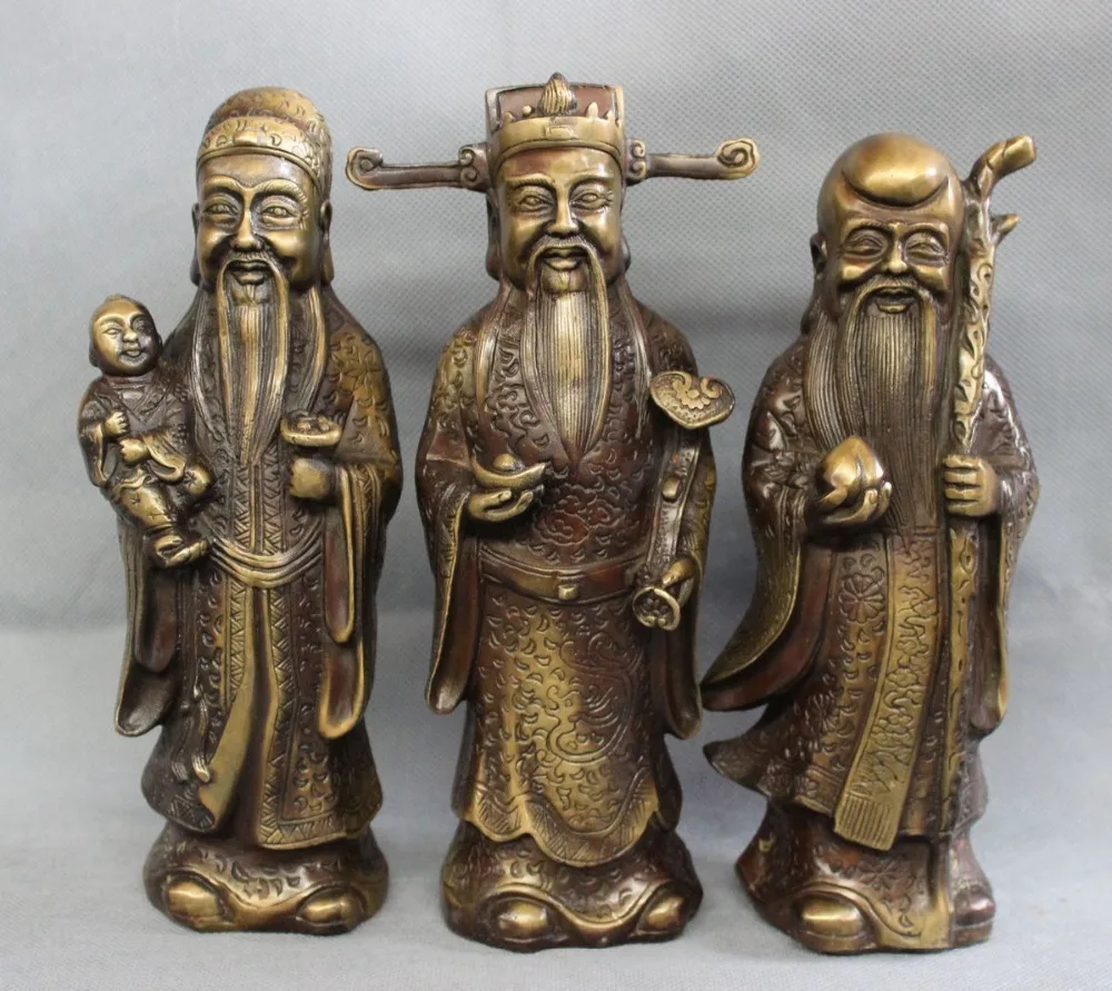 Bi001498 8 "Китайский Бронзовый Buddhiam YuanBao Жуй Фу Лу Шоу Долголетия Маммона Бог Статуя
Bi001498 8 "Китайский Бронзовый Buddhiam YuanBao Жуй Фу Лу Шоу Долголетия Маммона Бог Статуя