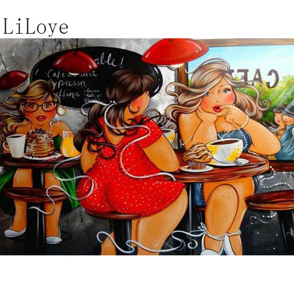 LI LOYE 5D DIY Diamond Painting Cross Stitch Diamond Embroidery Crystal Fat women Diamond Mosaic Pictures Needlework Decor FZ276
LI LOYE 5D DIY Diamond Painting Cross Stitch Diamond Embroidery Crystal Fat women Diamond Mosaic Pictures Needlework Decor FZ276