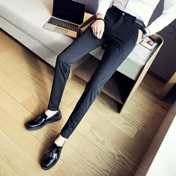 Spring Autumn Commerce Casual Straight Business Suit Trousers Mens Pant Plaid Men Cotton Slim Fit Straight Trousers Elasticity S
Spring Autumn Commerce Casual Straight Business Suit Trousers Mens Pant Plaid Men Cotton Slim Fit Straight Trousers Elasticity S