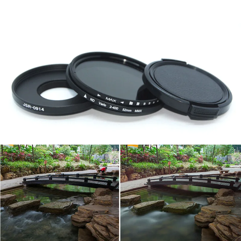 Andories Adjustable 52mm Neutral Density ND 2-400 Filter Lens for xiaomi yi 2 4k yi 4k plus sport action Camera
Andories Adjustable 52mm Neutral Density ND 2-400 Filter Lens for xiaomi yi 2 4k yi 4k plus sport action Camera