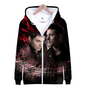 U.S. drama 3D Print Supernatura Zipper Hoodies Sweatshirt Women/men Zipper Fashion Casual Funny Zipper Clothes Coat Plub Size
U.S. drama 3D Print Supernatura Zipper Hoodies Sweatshirt Women/men Zipper Fashion Casual Funny Zipper Clothes Coat Plub Size