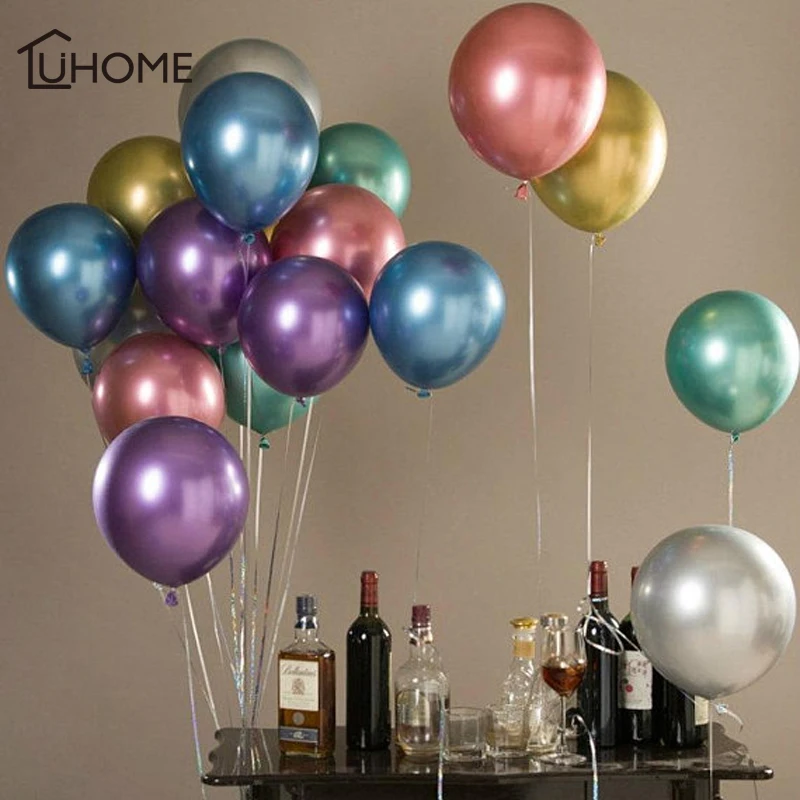 10PCS 12inch Pearl Metallic Balloon Round Metal Balloons Birthday Party Decor Latex Baloons Metallized Wedding Party Decoration
10PCS 12inch Pearl Metallic Balloon Round Metal Balloons Birthday Party Decor Latex Baloons Metallized Wedding Party Decoration