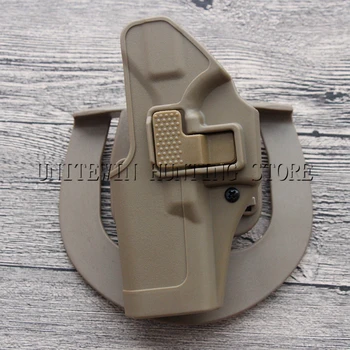 GL 17 19 22 23 Tactical Gun Hoster Shooting Military CQC Hunting Waist Holster Black Sand
GL 17 19 22 23 Tactical Gun Hoster Shooting Military CQC Hunting Waist Holster Black Sand