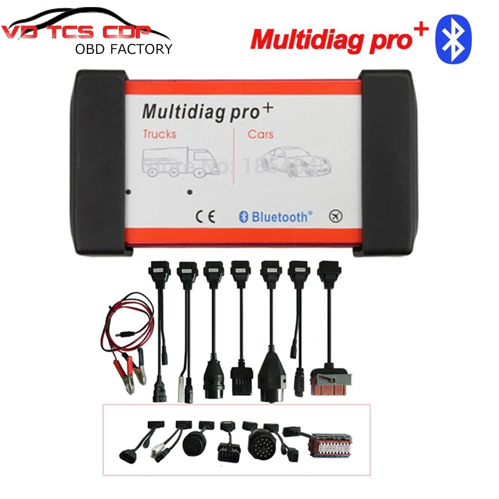 DHL Free! (2016 R0/2015 R3)Red Multidiag Pro with Bluetooth VD TCS CDP+FULL set 8pcs Car Cables + 21 Languages Diagnostic Tool
DHL Free! (2016 R0/2015 R3)Red Multidiag Pro with Bluetooth VD TCS CDP+FULL set 8pcs Car Cables + 21 Languages Diagnostic Tool