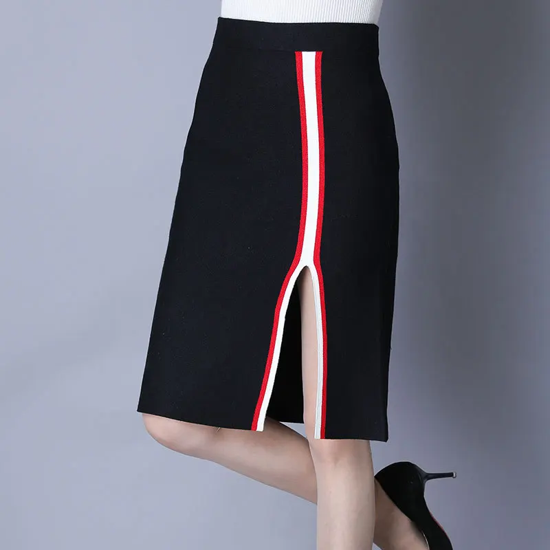 Danjeaner Korean Fashion Women High Waist Sexy Split Patchwork Pencil Skirts Autumn Winter Warm Knitted Bodycon Skirts Saias
Danjeaner Korean Fashion Women High Waist Sexy Split Patchwork Pencil Skirts Autumn Winter Warm Knitted Bodycon Skirts Saias