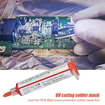 10CC Oil UV Solder Mask BGA Paint Prevent Corrosive Arcing Soldering Paste for PCB Circuit board protect Soldering Paste Flux
10CC Oil UV Solder Mask BGA Paint Prevent Corrosive Arcing Soldering Paste for PCB Circuit board protect Soldering Paste Flux