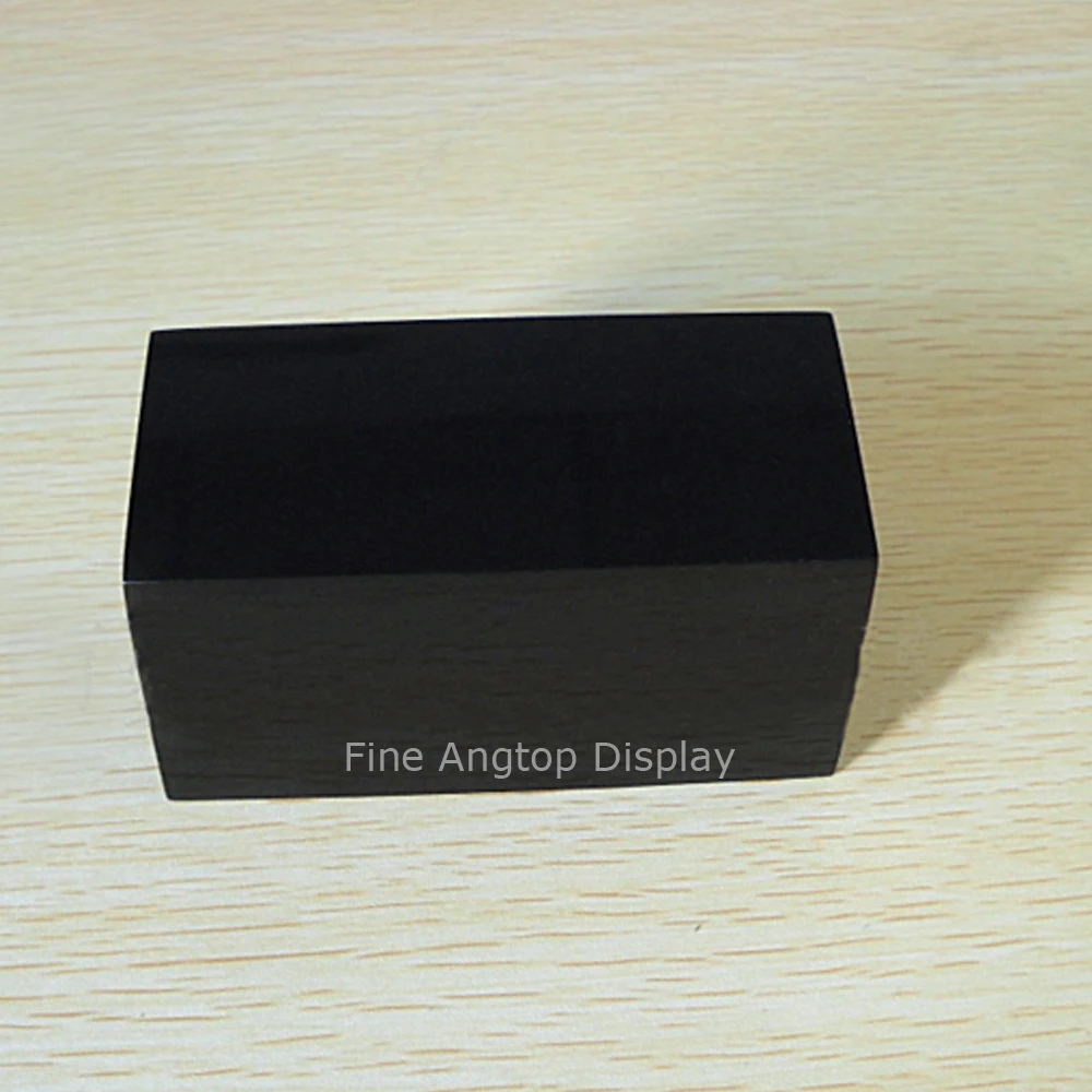Black Acrylic Display Riser Stand Holder for Jewelry Watch Sculpture Figurine Showing Rectangle Pedestal
Black Acrylic Display Riser Stand Holder for Jewelry Watch Sculpture Figurine Showing Rectangle Pedestal