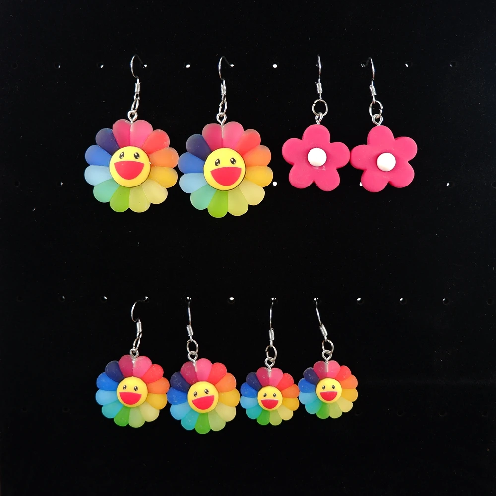 Cute Sun Flower Earrings earring candy costume trendy Style woman girl Jewelry Drop shipping
Cute Sun Flower Earrings earring candy costume trendy Style woman girl Jewelry Drop shipping