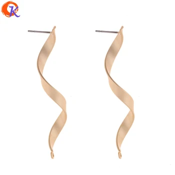 Cordial Design 50Pcs 12*55MM Jewelry Accessories/Earrings Stud/Spiral Shape/Matte Gold/DIY Making/Hand Made/Earring Findings
Cordial Design 50Pcs 12*55MM Jewelry Accessories/Earrings Stud/Spiral Shape/Matte Gold/DIY Making/Hand Made/Earring Findings