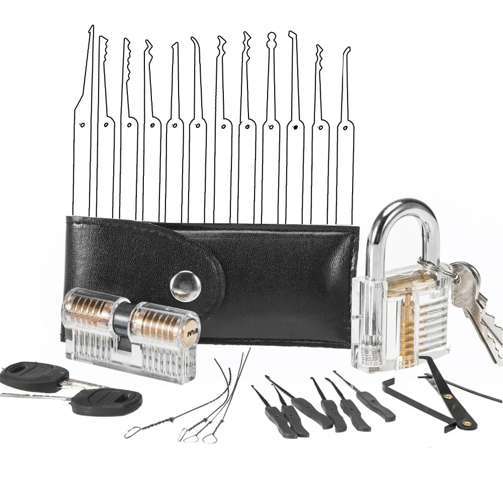 Locksmith Supply Best Training Lock Pick Interesting Set for Men Gift ,Transparent Padlock AB Lock with Broken Key Remove Tools
Locksmith Supply Best Training Lock Pick Interesting Set for Men Gift ,Transparent Padlock AB Lock with Broken Key Remove Tools