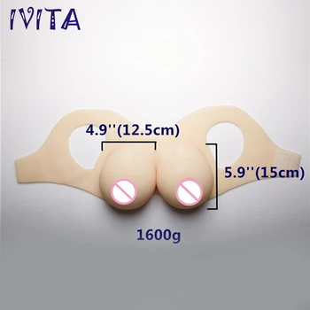 IVITA 1600g White Realistic Top Quality Artifical Silicone Breast Forms For Crossdresser Transgender Shemale Enhancer Cosplay
IVITA 1600g White Realistic Top Quality Artifical Silicone Breast Forms For Crossdresser Transgender Shemale Enhancer Cosplay