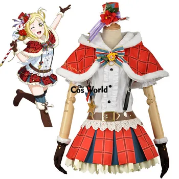 Love Live Sunshine Aqours Ohara Mari XMAS Christmas Shirt Dress Cloak Uniform Outfit Anime Cosplay Costumes
Love Live Sunshine Aqours Ohara Mari XMAS Christmas Shirt Dress Cloak Uniform Outfit Anime Cosplay Costumes