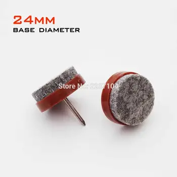 20pcs Brown Round Furniture Chair Table Feet Leg Tile Felt Pad Blanket Floor Protector Anti Slip Glide Skid Nail-On 24mm
20pcs Brown Round Furniture Chair Table Feet Leg Tile Felt Pad Blanket Floor Protector Anti Slip Glide Skid Nail-On 24mm