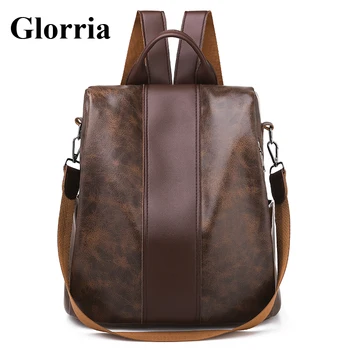 Glorria High Quality Leather Bag Women Backpack Large Capacity Bags for Women Travel Bagpack Mochila Mjuer
Glorria High Quality Leather Bag Women Backpack Large Capacity Bags for Women Travel Bagpack Mochila Mjuer