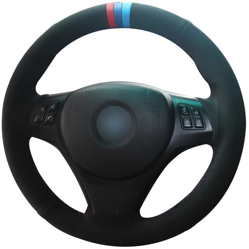 Black Suede Red Blue Light Blue Marker Car Steering Wheel Cover for BMW E90 320i 325i 330i 335i E87 120i 130i 120d
Black Suede Red Blue Light Blue Marker Car Steering Wheel Cover for BMW E90 320i 325i 330i 335i E87 120i 130i 120d