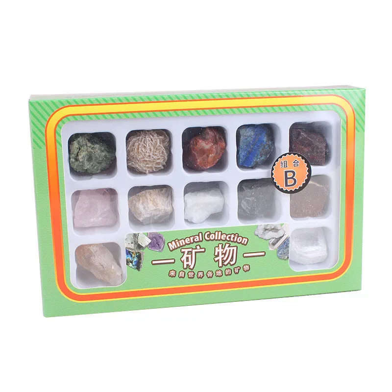 Gift Boxed 12 Kinds Of Crystal Ore Specimens Natural Geography School Early Teaching Speicemen Raw Mineral Stone
Gift Boxed 12 Kinds Of Crystal Ore Specimens Natural Geography School Early Teaching Speicemen Raw Mineral Stone