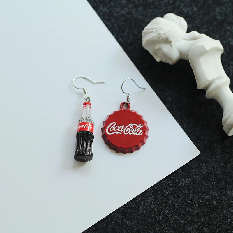 Timeless Wonder Glam lovely coke drink bottle cap drop Earrings bijoux korean party top unique gift fresh design noval ins 3244 
Timeless Wonder Glam lovely coke drink bottle cap drop Earrings bijoux korean party top unique gift fresh design noval ins 3244