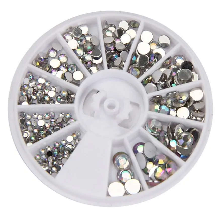New Arrival OutTop 1 box Round 3D Acrylic Nail Art Gems Crystal Rhinestones DIY Decoration Manicure Nail Decorations Silver
New Arrival OutTop 1 box Round 3D Acrylic Nail Art Gems Crystal Rhinestones DIY Decoration Manicure Nail Decorations Silver