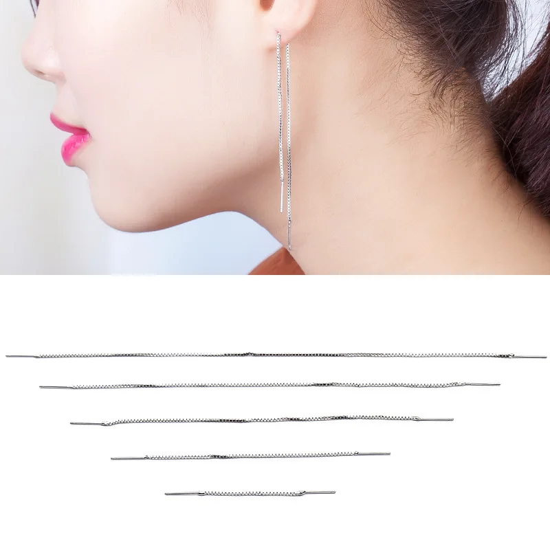 Sliver Long Chain Earrings Simple Ear Wire Line Tassel Drop Earring Dangle Charm Eardrop Women Fashion Jewelry Accessories
Sliver Long Chain Earrings Simple Ear Wire Line Tassel Drop Earring Dangle Charm Eardrop Women Fashion Jewelry Accessories