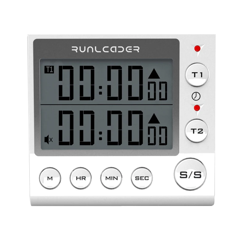 Kitchen Timer Digital Countdown Timer 2 Channel Flashing LED for Lab Electronic Kitchen Homework Exercise Gym Workout Cooking
Kitchen Timer Digital Countdown Timer 2 Channel Flashing LED for Lab Electronic Kitchen Homework Exercise Gym Workout Cooking