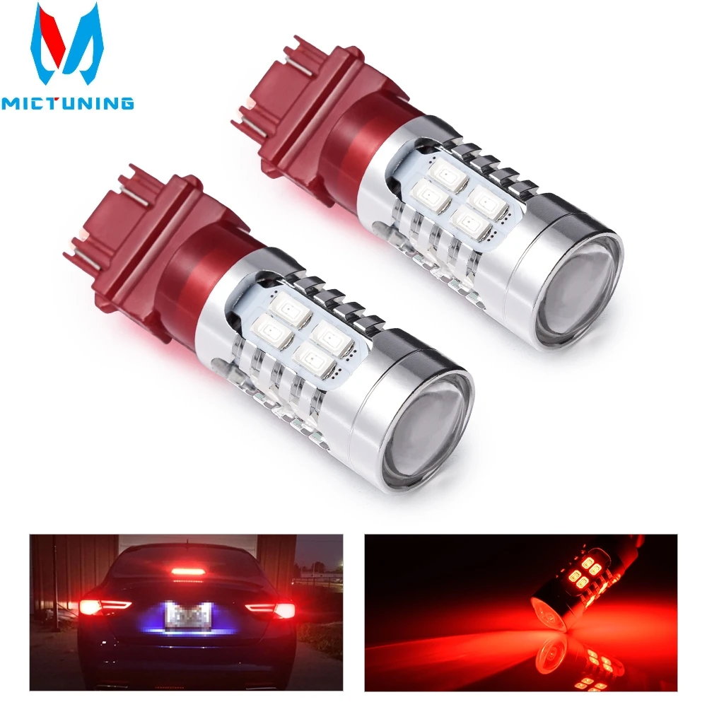 MICTUNING Ultra Bright 3157 3057 3156 3056 LED Bulbs for Brake Light Turn Signal Light or Running Taillight Pack of 2 Red
MICTUNING Ultra Bright 3157 3057 3156 3056 LED Bulbs for Brake Light Turn Signal Light or Running Taillight Pack of 2 Red