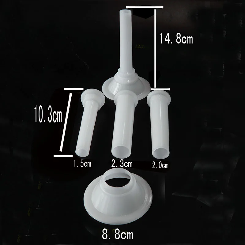 3 PCS/Set Food Grade Quality Meat Grinder Handmade Sausage Stuffing Tube Sausage Maker Stuffer with 8.8cm Base
3 PCS/Set Food Grade Quality Meat Grinder Handmade Sausage Stuffing Tube Sausage Maker Stuffer with 8.8cm Base