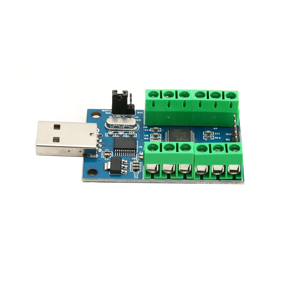 STM32 USB Interface 12 Bit 10 Channel AD Sampling Data Acquisition STM32 UART Communication ADC Module
STM32 USB Interface 12 Bit 10 Channel AD Sampling Data Acquisition STM32 UART Communication ADC Module