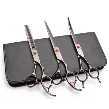 3Pcs Suit 7" Engraving Logo Clippers For Cats Cutting Shears+Thinning Shear+UP Curved Shears Professional Pets Hair Shears C3002
3Pcs Suit 7" Engraving Logo Clippers For Cats Cutting Shears+Thinning Shear+UP Curved Shears Professional Pets Hair Shears C3002