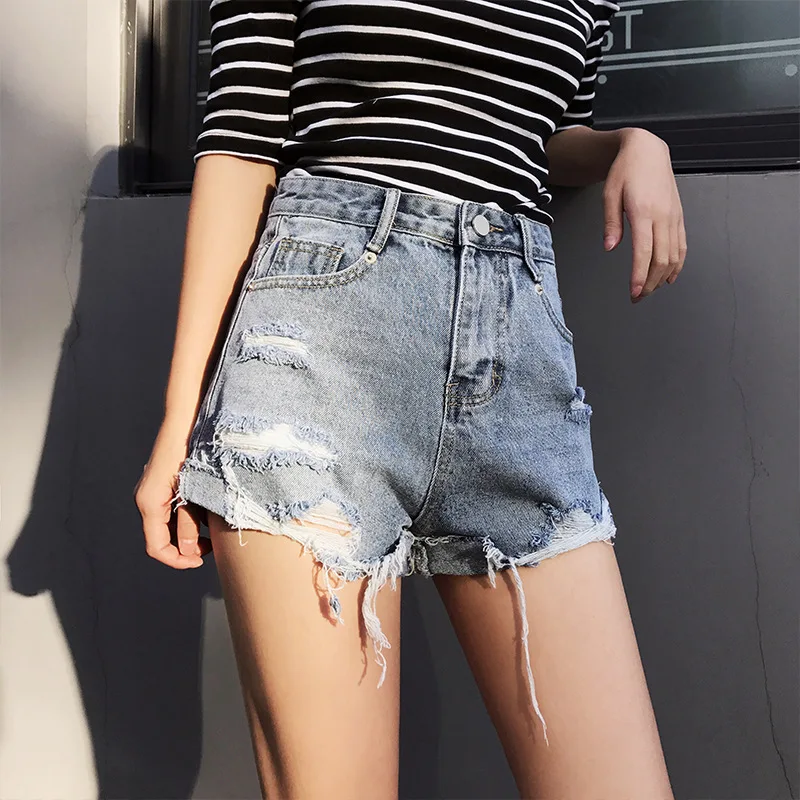 Brand New Womens High Waist Wide Leg Denim Shrot Ripped Summer Jeans Short White/ Black/ Blue Female Sexy Cowboy Short D328
Brand New Womens High Waist Wide Leg Denim Shrot Ripped Summer Jeans Short White/ Black/ Blue Female Sexy Cowboy Short D328