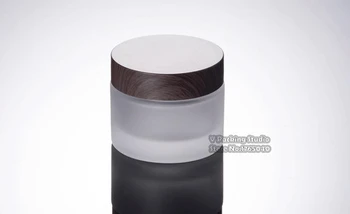 50g Frost Glass Cream Jar with wooden lids Cap 1oz Glass Container 1/3oz Cosmetic Packaging 50pcs/lot
50g Frost Glass Cream Jar with wooden lids Cap 1oz Glass Container 1/3oz Cosmetic Packaging 50pcs/lot