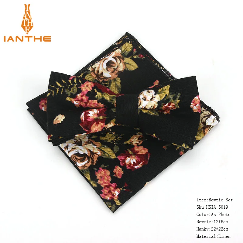 Fashion Men Geometric Linen Bow tie Pocket Squares Sets Man Bowtie Handkerchief Set For Wedding Vintage Flower Paisley Hanky
Fashion Men Geometric Linen Bow tie Pocket Squares Sets Man Bowtie Handkerchief Set For Wedding Vintage Flower Paisley Hanky